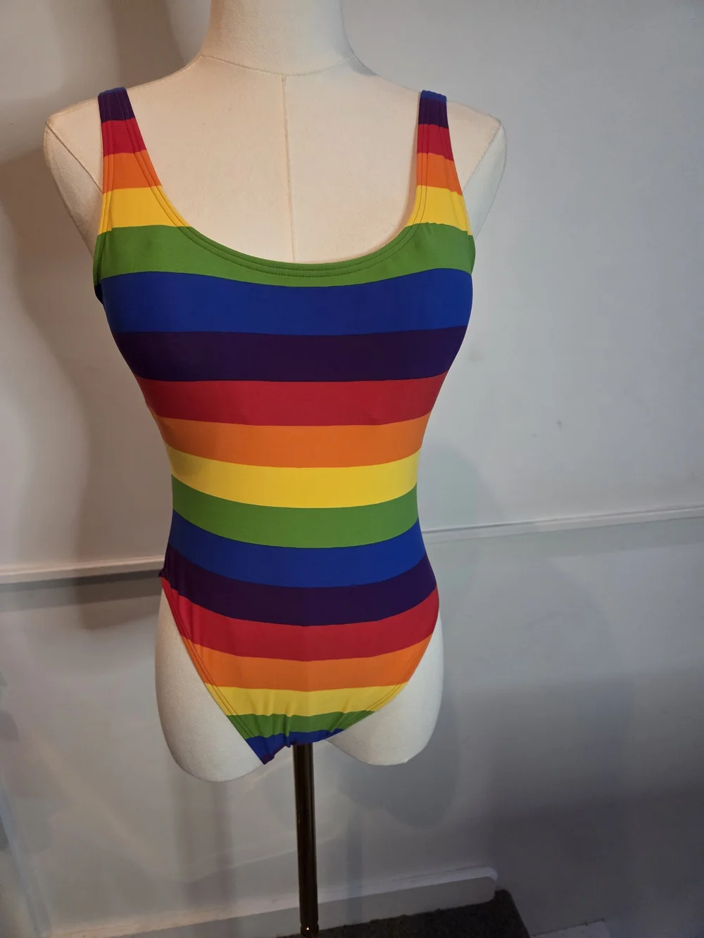 Michael Kors Multicolor Rainbow Stripe One-Piece Sz 6